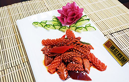 學(xué)員爆炒腰花作品