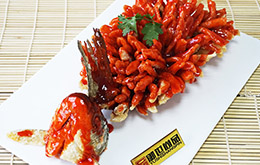 學員松鼠鱖魚成品