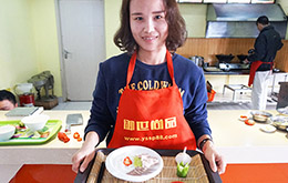 學員肉片豬肝湯粉作品