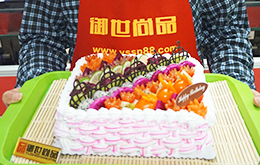 學(xué)員水果生日蛋糕作品