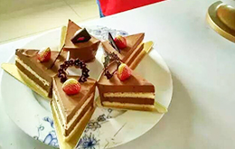 學(xué)員巧克力慕斯作品