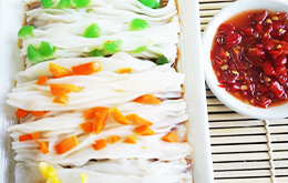 學(xué)員腸粉成品