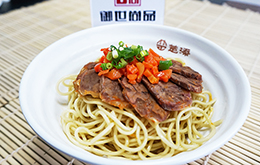 學員牛肉熱干面作品