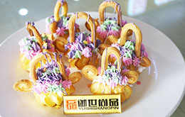 學(xué)員花籃泡芙作品