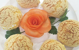 學(xué)員奶油泡芙成品
