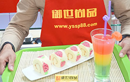 學(xué)員草莓卷飲品作品