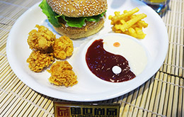學(xué)員漢堡小吃套餐作品