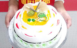 學(xué)員花樣奶油蛋糕作品