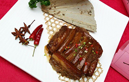 烹飪大賽作品—荷香粉蒸肉