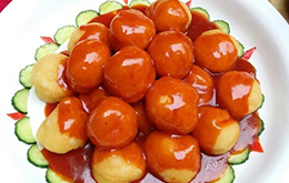 烹飪大賽作品—玫瑰雞球
