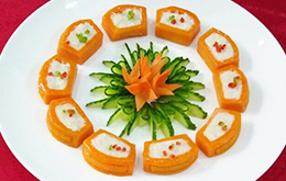 烹飪大賽作品—蝦茸南瓜釀
